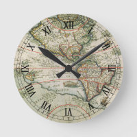 Antiguidade Mapa Antiquado das Américas, Teodor de