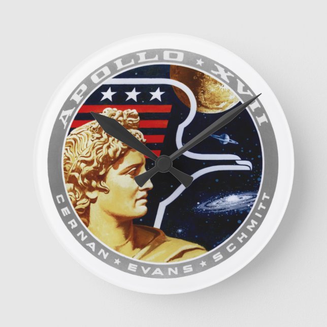 Relógio Redondo Apolo 17 (Frente)