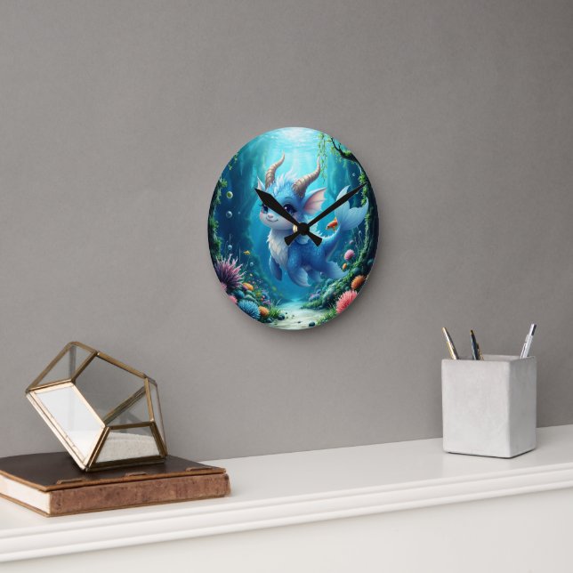 Relógio Redondo Aqualumi – Keeper of Coral Dreams.  (Escritório)