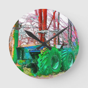 RELÓGIO REDONDO ARADURA FEITA