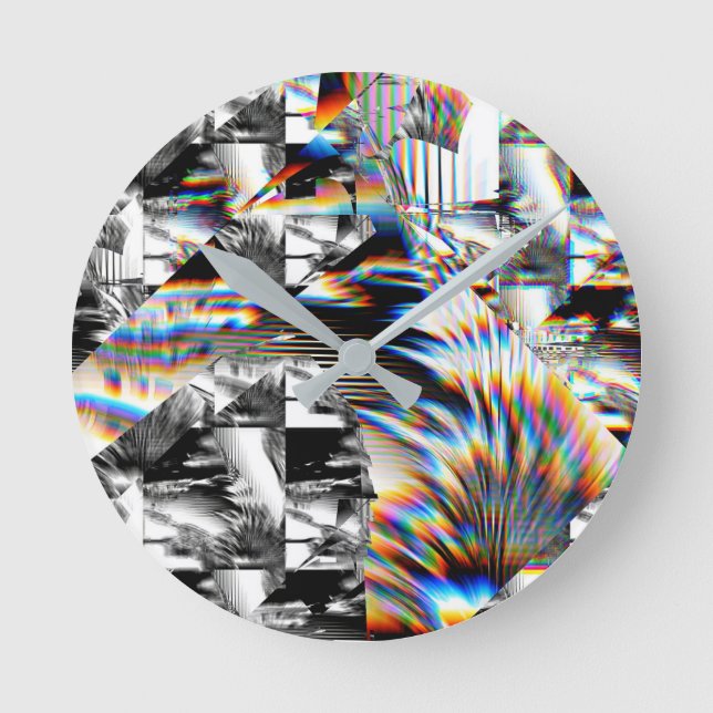 Relógio Redondo Arco-Íris Assalto   (Frente)