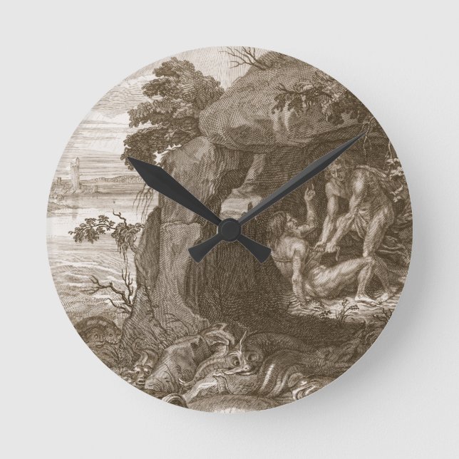 Relógio Redondo Aristeus obriga o Proteus para revelar seus (Frente)