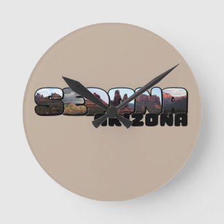 Relógio Redondo Arizona Sedona - Letra Grande - Modo Montanho
