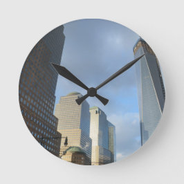 Relógio Redondo Arranha-céus de Nova York
