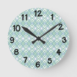 Relógio Redondo Art Deco Diamantes