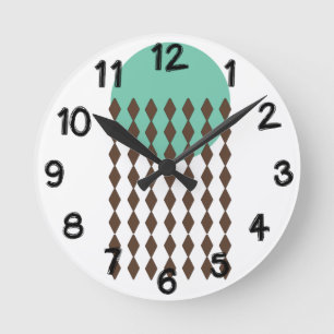 Relógio Redondo Arte Círculo