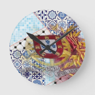 Relógio Redondo Arte popular portuguesa