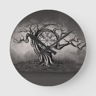 Relógio Redondo Árvore Vegvisir