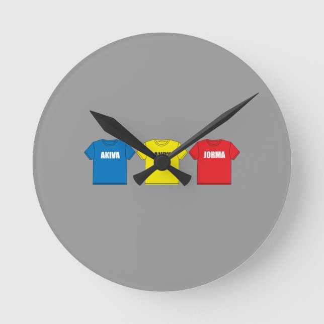 Relógio Redondo Awesometown (Frente)