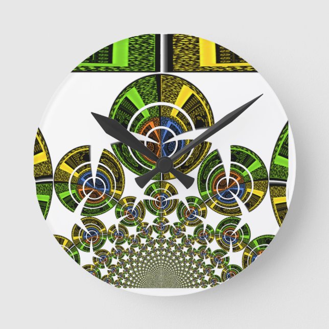 Relógio Redondo Aztec (Frente)