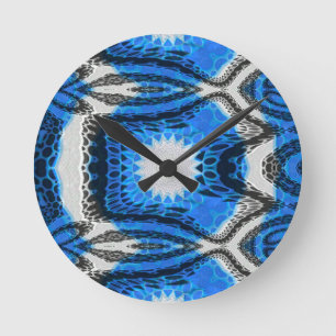 Relógio Redondo Azul atômico