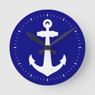 Relógio Redondo Azul marinho
