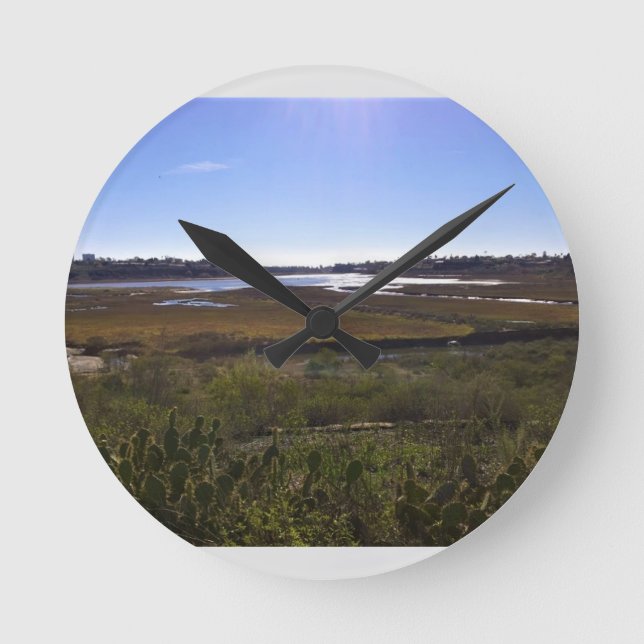 Relógio Redondo Back Bay, Newport Beach, Califórnia (Frente)