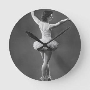 Relógio Redondo Bailarina no tutu