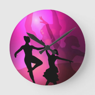 Relógio Redondo Bailarinos de Ballet