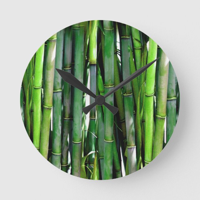 RELÓGIO REDONDO BAMBOO (Frente)