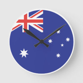 Relógio Redondo Bandeira da Austrália
