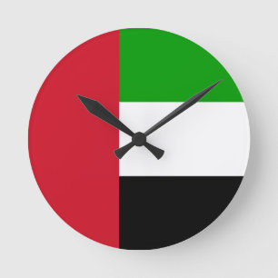 Relógio Redondo Bandeira de United Arab Emirates