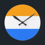 Relógio Redondo Bandeira do Príncipe<br><div class="desc">Bandeira do Príncipe</div>