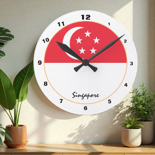 Relógio Redondo Bandeira Patriótica de Singapura, Casa de Singapur