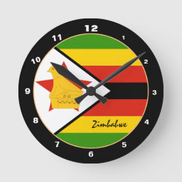 Relógio Redondo Bandeira Patriótica do Zimbábue, Residência do Zim