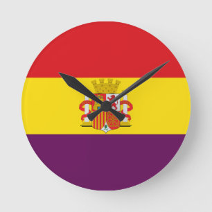 Relógio Redondo Bandera de la República Española