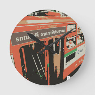 Relógio Redondo Bangkok
