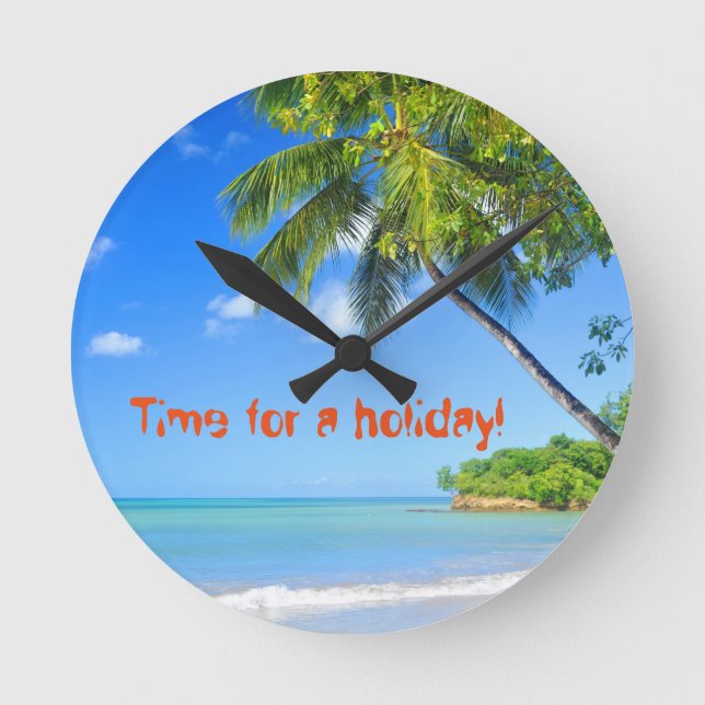 Relógio Redondo Barbados (Frente)