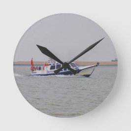 Relógio Redondo Barco de Segurança