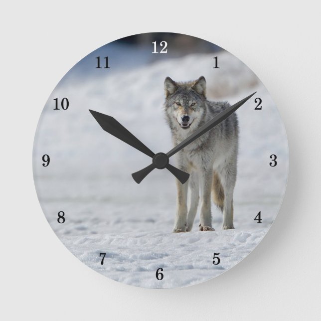 Relógio Redondo Bela Parede Selvagem (Frente)