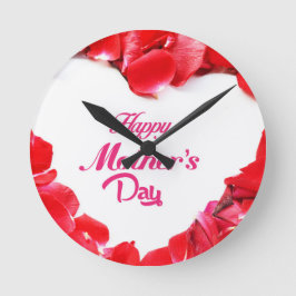 Relógio Redondo Beleza Flor de Bloom