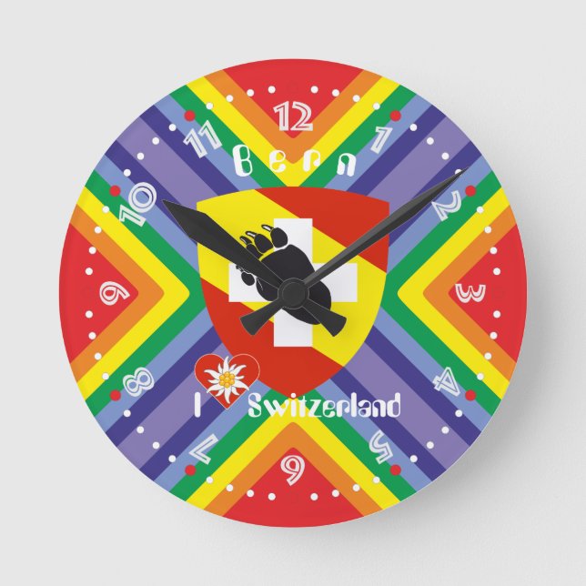 Relógio Redondo Berna de Berna De Berna Suíça Suisse Svizra (Frente)