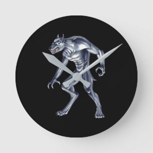 Relógio Redondo Besta Criptid Dogman