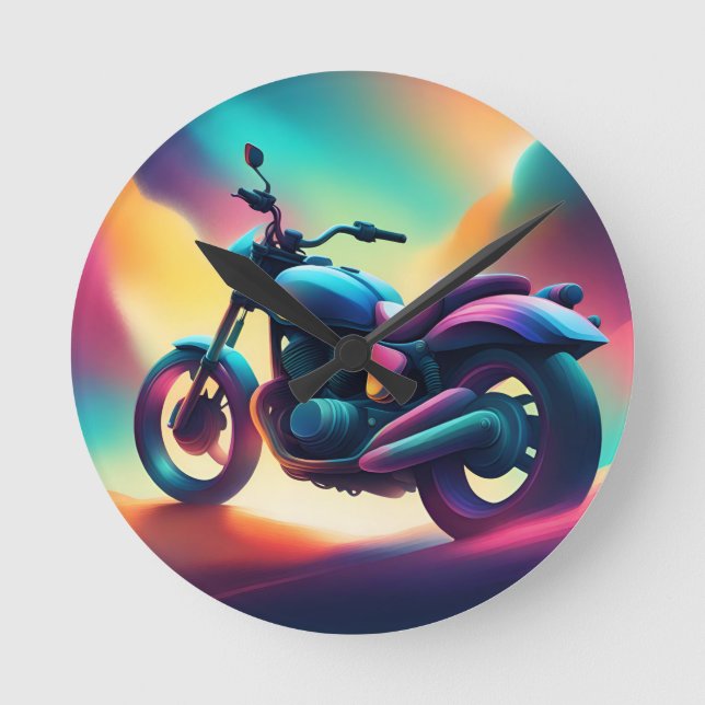 Relógio Redondo bicicleta (Frente)