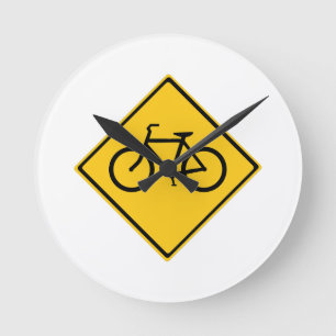 Relógio Redondo Bicicleta de Sinal de Estrada