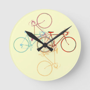 Relógio Redondo bicicleta - padrão de ciclismo