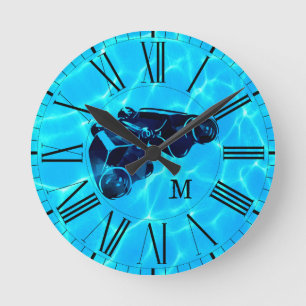 Relógio Redondo Binoculars Entusiasta de Esportes