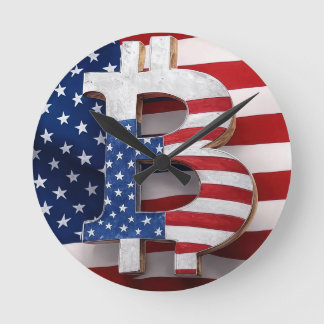 Relógio Redondo Bitmoney EUA