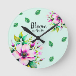 Relógio Redondo Bloquear no seu dia