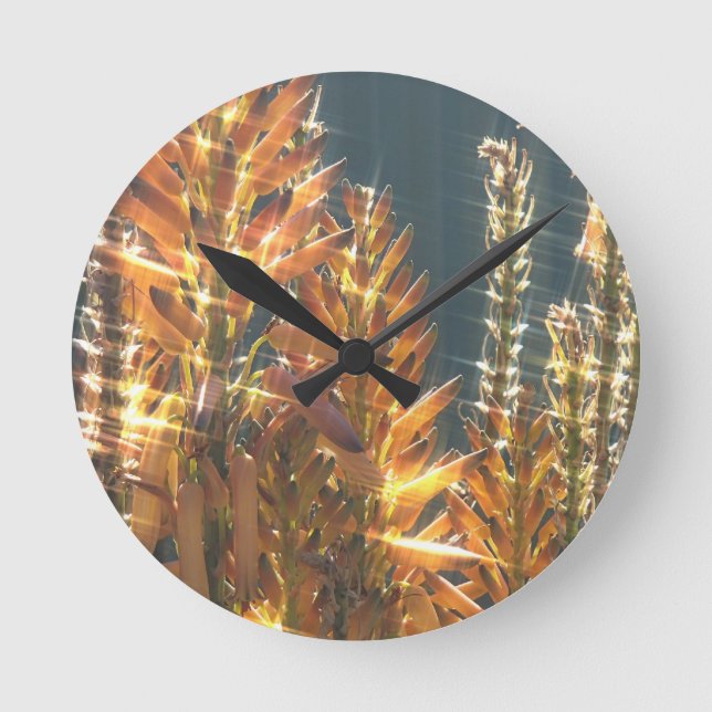 Relógio Redondo Bloquear O Firecracker (Frente)