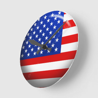 Relógio Redondo Bloqueio de Sinalizador dos EUA