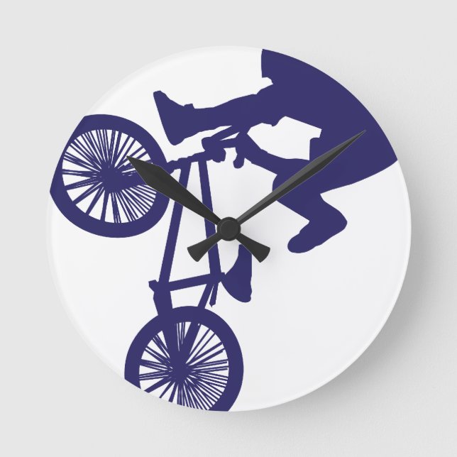 Relógio Redondo BMX Biker (Frente)