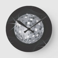bola de disco prateado