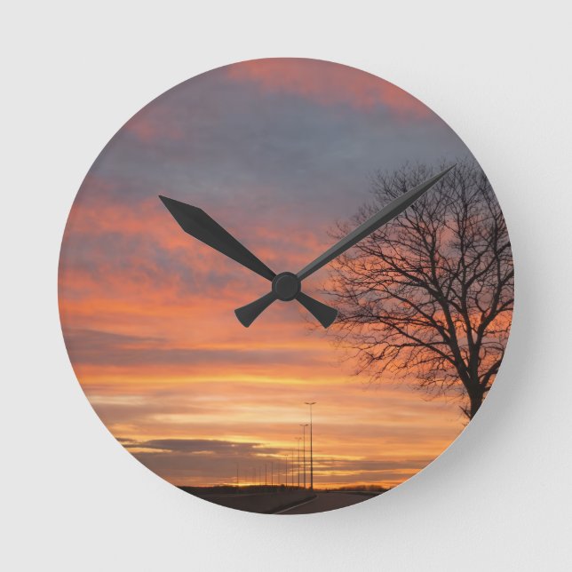 Relógio Redondo Bolso (Frente)