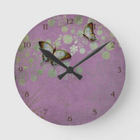 Borboleta Floral Moderna com Flor Abstrancor Flor