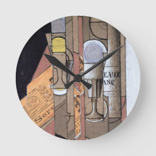 Relógio Redondo Bordéus branco, 1913 (gouache & lápis no papel)