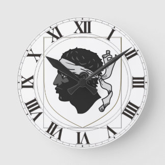 Relógio Redondo Brasão de Córsega France