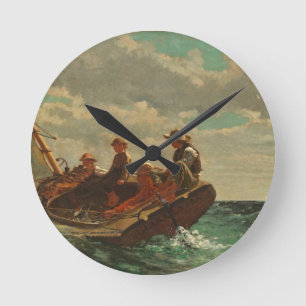 Relógio Redondo Breezing acima (um vento justo) de 1873-76