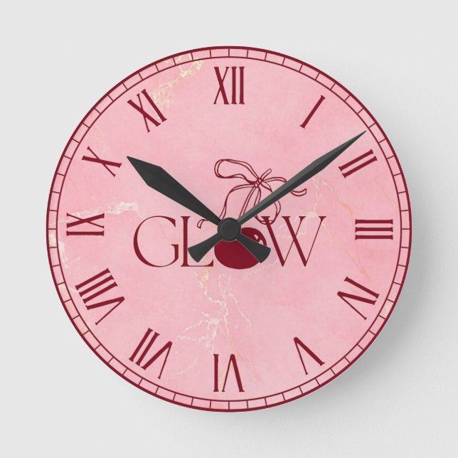 Relógio Redondo Brilho (Frente)