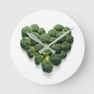 Relógio Redondo Broccoli Heart